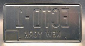 img 1 attached to 🚫 "Ghostbusters ECTO-1" - металлическая штампованная номерная табличка