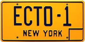 img 2 attached to 🚫 Ghostbusters ECTO-1 Metal Stamped License Plate