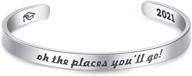 cerslimo graduation bracelets personalized inspirational friendship logo
