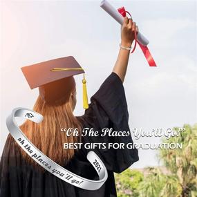 img 1 attached to CERSLIMO Graduation Bracelets Personalized Inspirational Friendship