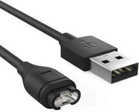 img 4 attached to 🔌 Premium 3FT Garmin USB Charging Cable for Fenix 5 5X Plus 5S Plus 6X 6 6S, Forerunner 935, Quatix 5, Sapphire, Vivoactive 3 Watch - Fast Data Transfer & Reliable Charging Cord