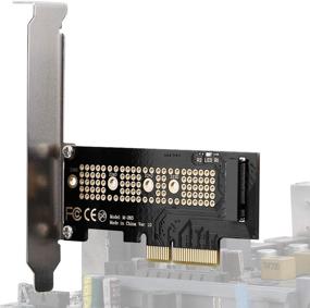 img 4 attached to Enhance Desktop Performance with NVMe PCIe Adapter - M.2 SSD to PCIe X4/X8/X16 Conversion Card: Compatible with Samsung 960Evo, SM961, SM951, PM961, and More