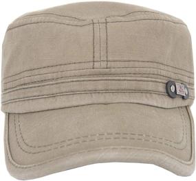 img 3 attached to ChezAbbey Premium Washed Cotton Distressed Peaked Boys' Accessories