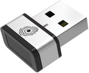 img 4 attached to Windows 7, 8 & 10 Hello Compatible Mini USB Fingerprint Reader - PQI My Lockey: 360° Touch Speedy Matching, Multi Biometric FIDO Security Key