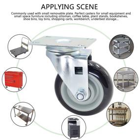 img 1 attached to 🏭 Casoter 4-inch Material Handling Products