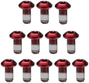 img 3 attached to WIROJ M5x9mm Alloy Steel Bolts for MTB Disc Brake Rotors - Pack of 12 T25 Torx Screws