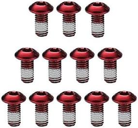 img 2 attached to WIROJ M5x9mm Alloy Steel Bolts for MTB Disc Brake Rotors - Pack of 12 T25 Torx Screws