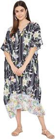 img 3 attached to Kaftans Polyester Dresses Evening Paisley Women's Clothing in Swimsuits & Cover Ups