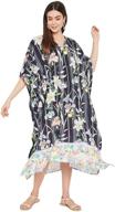 kaftans polyester dresses evening paisley women's clothing in swimsuits & cover ups logo