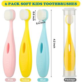 img 3 attached to Toothbrush Children Bristles Protecting Cleaning