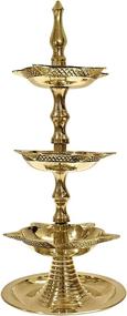 img 1 attached to Craftsman Deepawali Decoration Panchmahal Adjustable Home Decor for Oil Lamps & Accessories