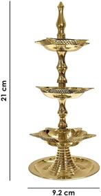 img 2 attached to Craftsman Deepawali Decoration Panchmahal Adjustable Home Decor for Oil Lamps & Accessories