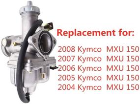 img 1 attached to Замена карбюратора для Kymco Mxu 150 2004-2008 гг. - идеальное соответствие для беспроблемной работы