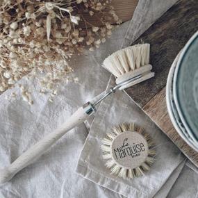 img 3 attached to 🌿 La Marquise - Eco-Friendly Wooden Dish Brush Replacement Heads Kit - Includes 4 Sustainable Zero Waste Heads - Ideal for Effective and Green Washing Up