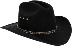 img 1 attached to Authentic Brown Child Faux Western Cowboy Boys' Accessories: Style and Durability Combined