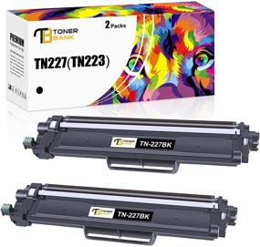 img 4 attached to 2 Pack of Toner Bank Compatible Toner Cartridge Replacement for Brother TN227 TN227BK TN223BK TN-227BK TN-223BK Printers - MFC-L3770CDW MFC-L3710CW MFC-L3750CDW HL-L3210CW HL-L3290CDW HL-L3230CDW (Black)