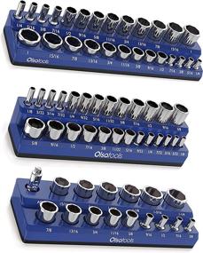 img 4 attached to Olsa Tools Magnetic Socket Organizer Storage & Home Organization