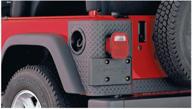bushwacker 14004 jeep trail armor: задний угол пары для плоского стиля и заводских обводов, черный - идеальная защита для вашего джипа логотип