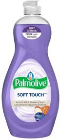 img 4 attached to Pamper Your Dishes with Palmolive Ultra Soft Touch 💦 Dish Soap: Almond Milk & Blueberry Bliss, 20 fl oz