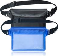 🏄 yumqua waterproof pouch with waist strap - keep your valuables safe and dry during water activities! логотип