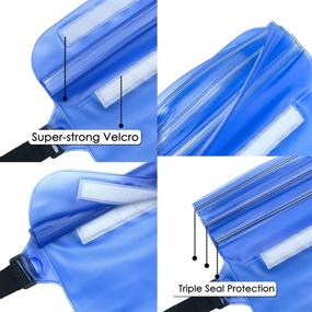 img 1 attached to 🏄 YUMQUA Waterproof Pouch with Waist Strap - Keep Your Valuables Safe and Dry During Water Activities!