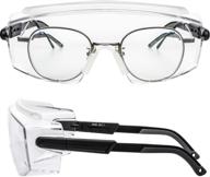 👓 clear eyeglasses protective adjustable resistant protection - 1 pair, superior safety логотип