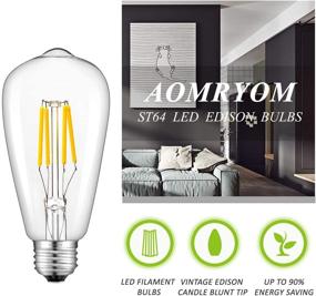 img 2 attached to 💡 Aomryom Dimmable Daylight Equivalent Filament: Unleashing Enhanced Illumination Efficiency