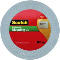 scotch 2 inch 36 yard double sided off white logo