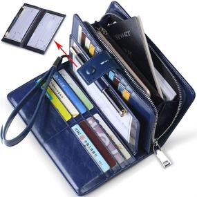 img 2 attached to 👜 JEEBURYEE Organizer Handbag with Removable Checkbook Wallet for Women