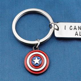 img 3 attached to Captain America Keychain Avengers American