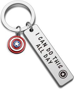 img 4 attached to Captain America Keychain Avengers American