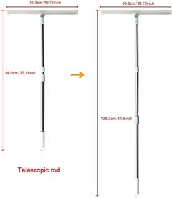 img 1 attached to IZSOHHOME Squeegee Stainless Telescoping Cleaning