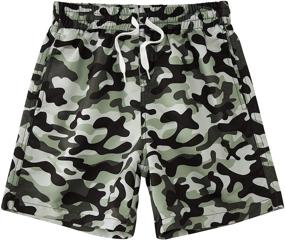 img 4 attached to Cozople Teen Boys Swim Trunks: Quick Dry UPF 50+ Swimwear for Big Boys Beach Fun!