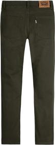 img 3 attached to 👖 Levi's Brushed Pants Olive Night: Trendy Boys' Clothing with Style and Comfort