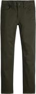 👖 levi's brushed pants olive night: trendy boys' clothing with style and comfort logo