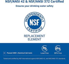 img 3 attached to 🚰 NSF Certified Waterspecialist CRF-950Z Pitcher Water Filter Replacement Pack of 3 - Compatible with Pur Pitchers and Dispensers PPT700W, CR-1100C, PPF951K
