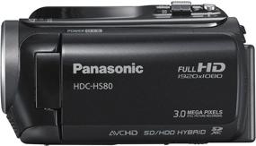 img 1 attached to 📷 Panasonic HDC-HS80K HD HDD Camcorder (Black): High-Definition Recording and Playback at its Best!