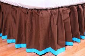 img 1 attached to Valley Flowers Brown Turquoise Skirt