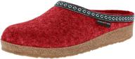 🩴 red haflinger gz slippers in size logo