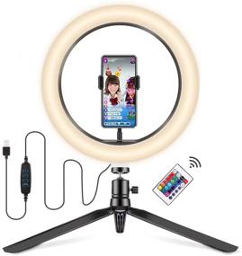 img 4 attached to Selfie Dimmable Streaming YouTube Photography