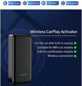 img 2 attached to 🚗 Wired to Wireless Carplay Activator: Plug and Play Solution for Factory CarPlay Cars Compatible with Audi Porsche Volvo Ford - iOS 13 Supported