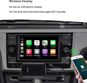 img 3 attached to 🚗 Wired to Wireless Carplay Activator: Plug and Play Solution for Factory CarPlay Cars Compatible with Audi Porsche Volvo Ford - iOS 13 Supported