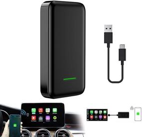 img 4 attached to 🚗 Wired to Wireless Carplay Activator: Plug and Play Solution for Factory CarPlay Cars Compatible with Audi Porsche Volvo Ford - iOS 13 Supported