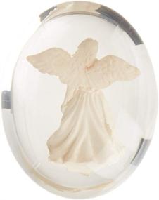 img 3 attached to 🌟 AngelStar 8706 Healing Angel Worry Stone - 1-1/2-Inch, White: Holistic Stress Relief Aid