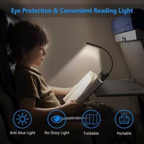 img 3 attached to Rechargeable Book Reading Light for Bed - 6 LED Eye-Care, Long-Lasting, Perfect for Reading, Study Work & Travel