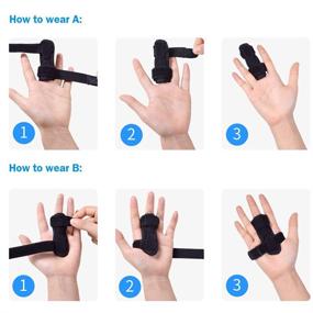 img 1 attached to Trigger Finger Splints Alleviating Tenosynovitis