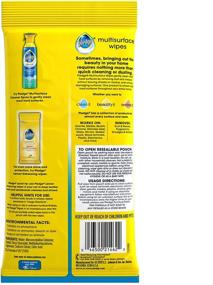 img 3 attached to 🍋 Pledge Multi-Surface Furniture Polish Wipes - Cleans and Protects Wood, Granite, and Leather - Fresh Citrus Scent - Pack of 6 (150 Total Wipes)