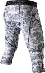 img 2 attached to Nooz Men's Compression 3/4 Capri Pants: Achieve Optimum Comfort and Performance with Cool Dry Tech!