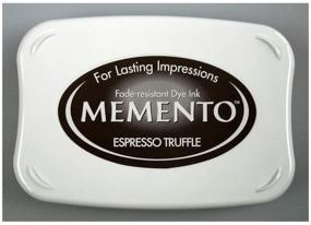 img 1 attached to 🎨 Memento Espresso Truffle Fade Resistant Dye Inkpad by Tsukineko - Full Size