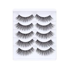 img 3 attached to Eyelashes CALAILIS Eyelashes Reusable Cruelty Free